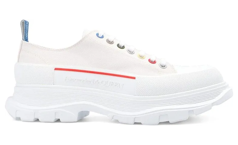 Alexander McQueen Tread Slick Low Lace Up White Multi (604257 W4MVG 9533)