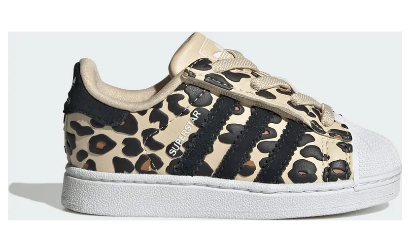 Adidas SUPERSTAR II COMFORT CLOSURE SCHOENEN MET ELASTISCHE VETERS Sand Strata / Core Black / Cloud White (KK2126)