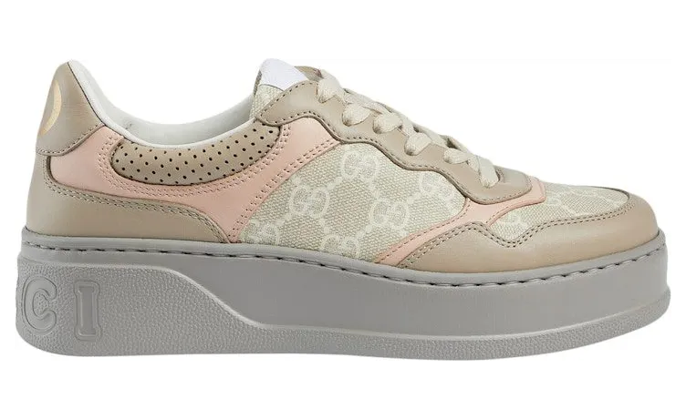 Gucci GG Sneaker Oatmeal Light Pink GG Supreme (‎700775 UPG90 9595)