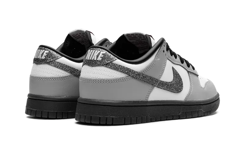 Nike Dunk Low LX “Glitter Swoosh White Light Smoke Grey” (HQ3462-191)