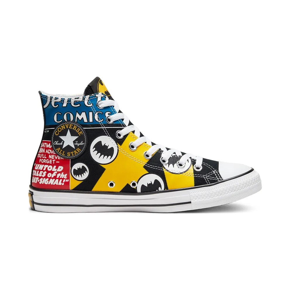Converse Converse x Batman Chuck Taylor All Star High Top Black/white/lemon Chrome (167304C)