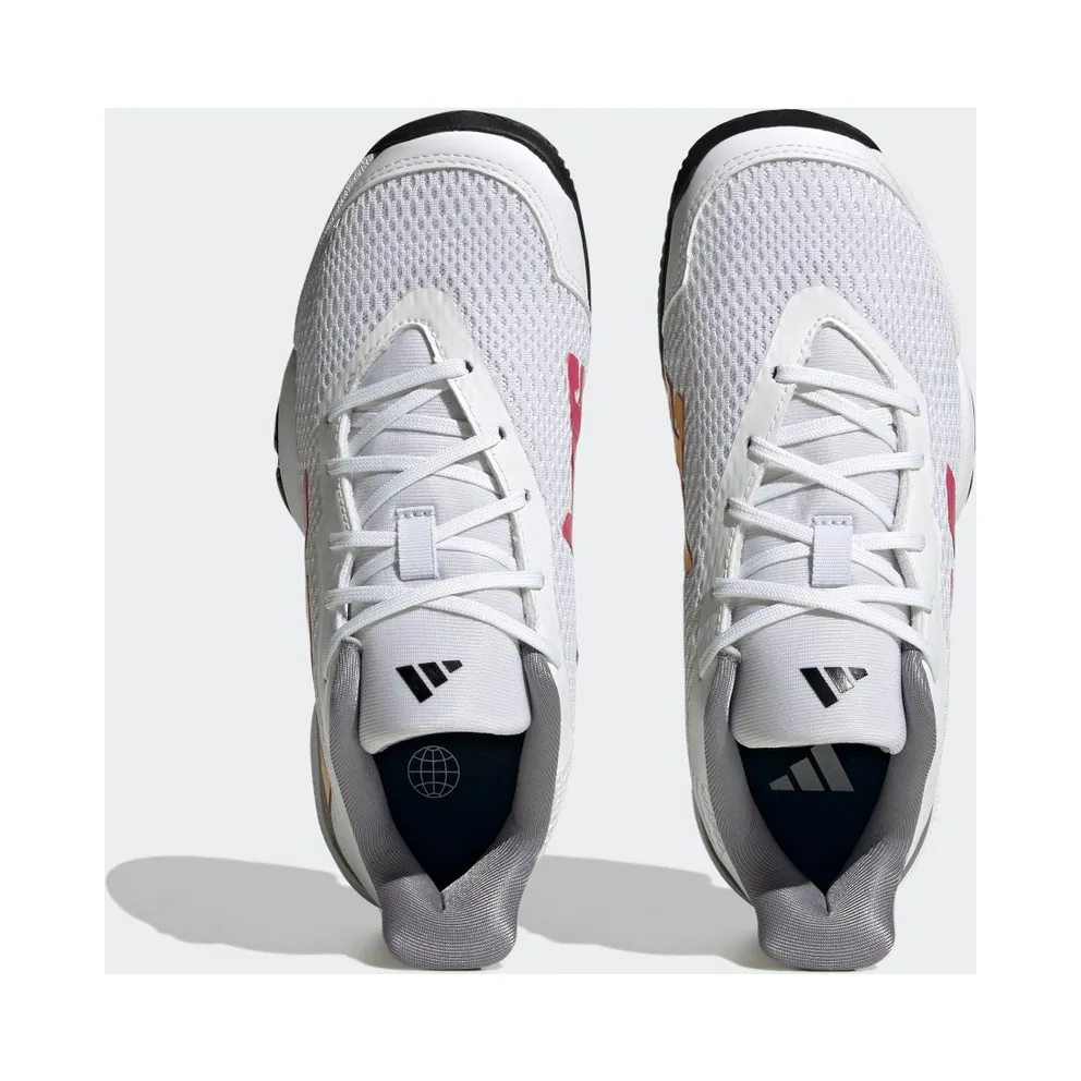 adidas Barricade Tennis Shoes Cloud White / Solar Gold / Lucid Fuchsia (HP9697)