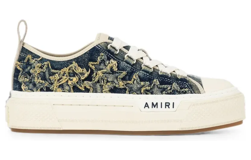 Amiri Denim Court low-top “Blue” (AWSNSN1063)