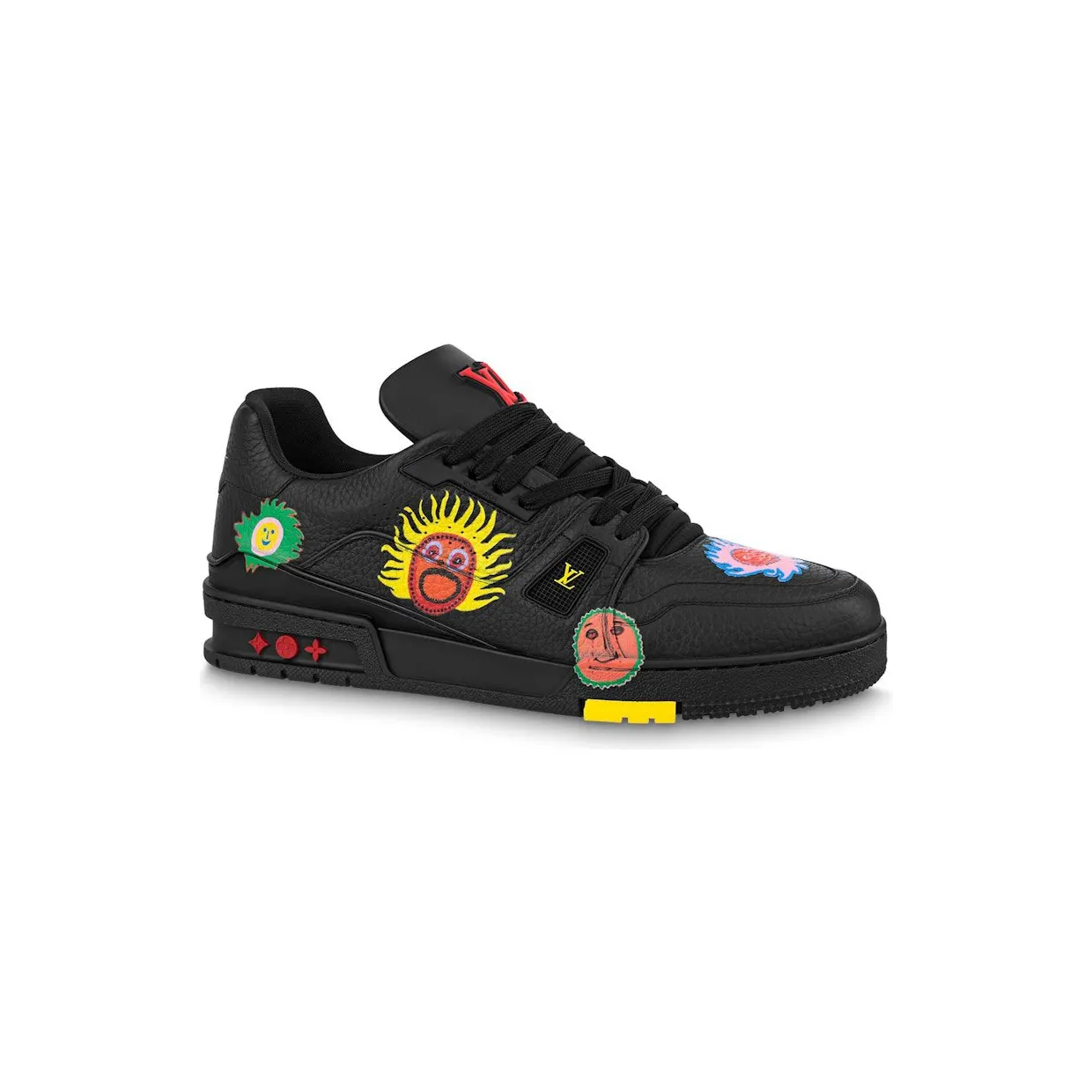 Louis Vuitton x Yayoi Kusama Trainer Black Print (1ABD2W)