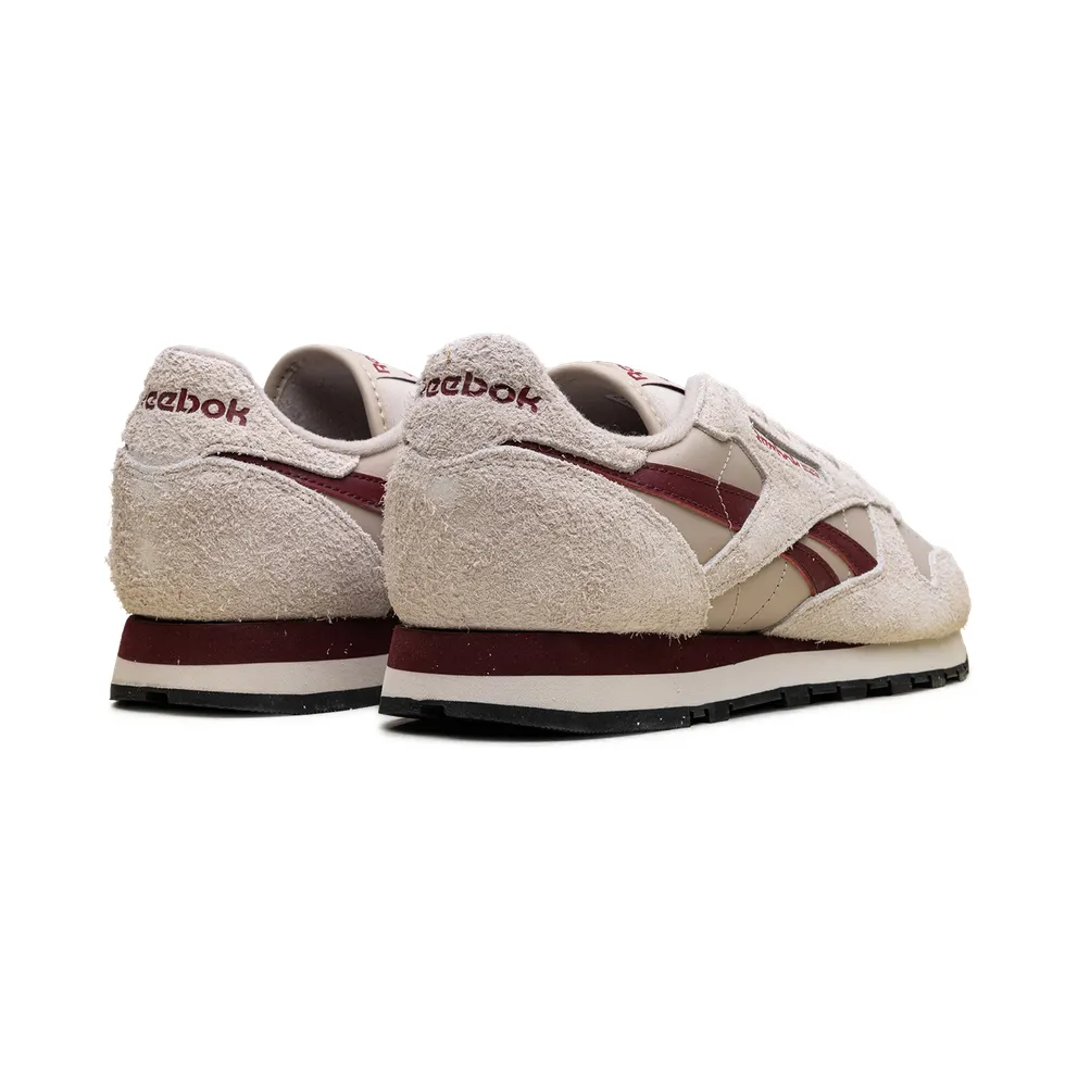Reebok Classic Leather Shoes Modern Beige / Alabaster / Classic Burgundy (GY1525)