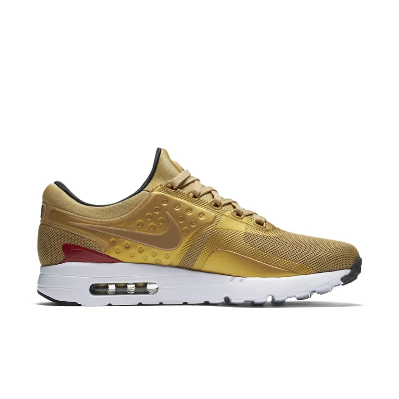 Nike Air Max Zero Metallic Gold Metallic Gold/University Red-White (789695-700)