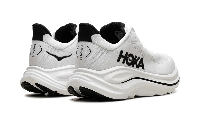 Hoka CLIFTON 10 “WHITE BLACK” (1162030-WBLC)