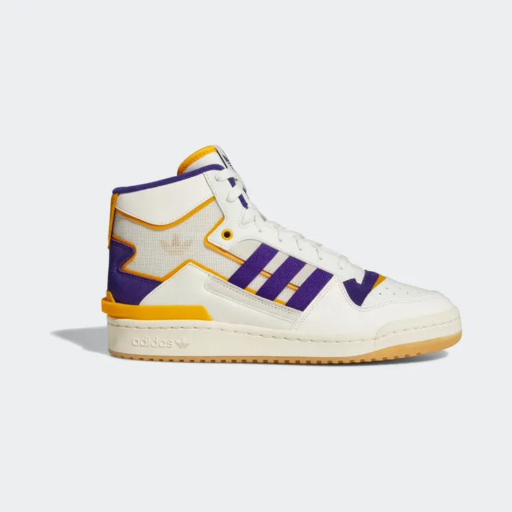 adidas Forum Exhibit Mid Off White / Collegiate Purple / Collegiate Gold (GX4119)