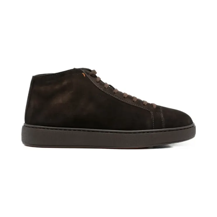 Santoni Clean Icon high-top “Brown” (MBCD22141SMOKAOL)