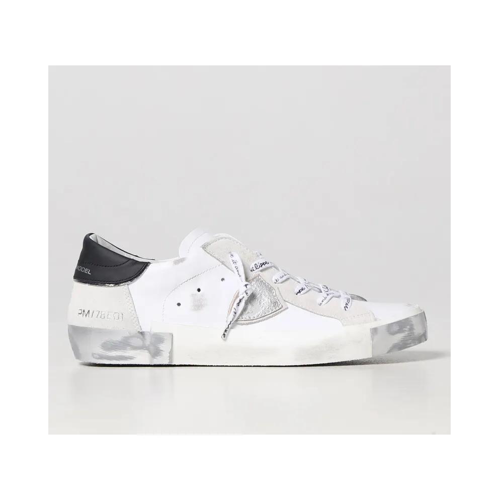 Philippe Model Paris PRSX mit Logo-Patch – White (PRLDMA02)