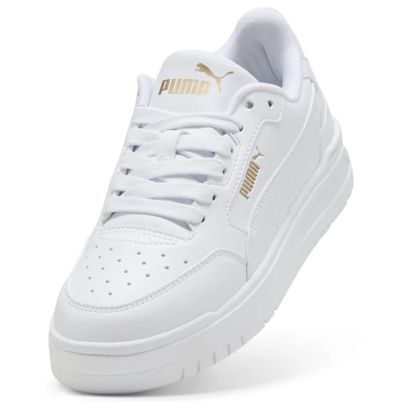Puma Shuffle Downtown Low “Puma White / Puma White / Puma Gold” (403739_01)