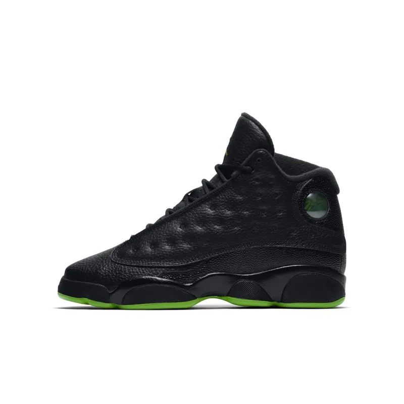 Jordan 13 Retro Altitude 2017 (GS) Black/Altitude Green (414574-042)