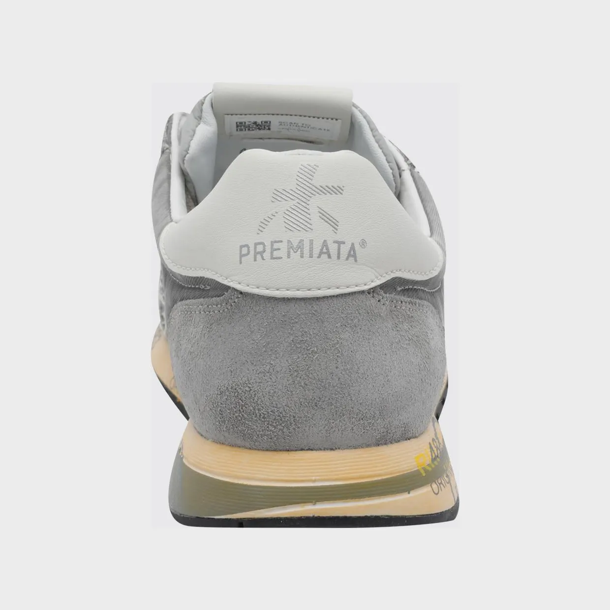 Premiata Lucy Cotton Twill and Nylon Sneakers Grey (LUCY8187) (3)