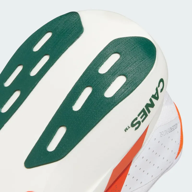 Adidas Adizero EVO SL “NCAA – Miami Hurricanes” (JQ2148)