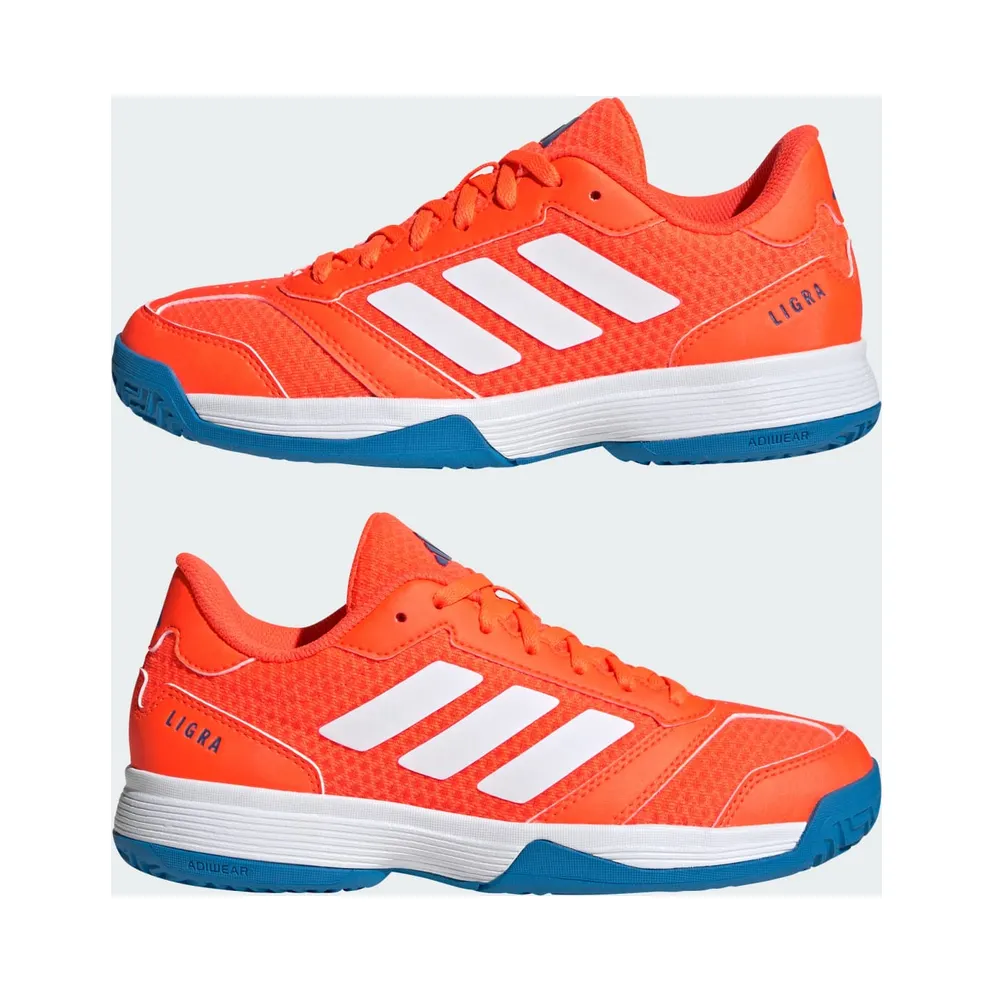 Adidas Ligra 8 Indoor Kids Team Solar Orange / Cloud White / Cloud White (JR9299)