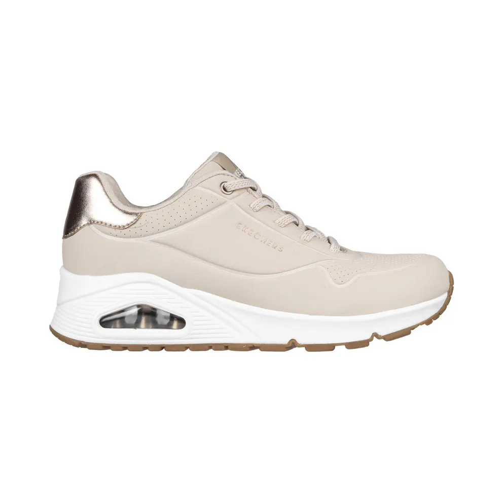 Skechers UNO – Shimmer Away Sneaker Natuurlijk