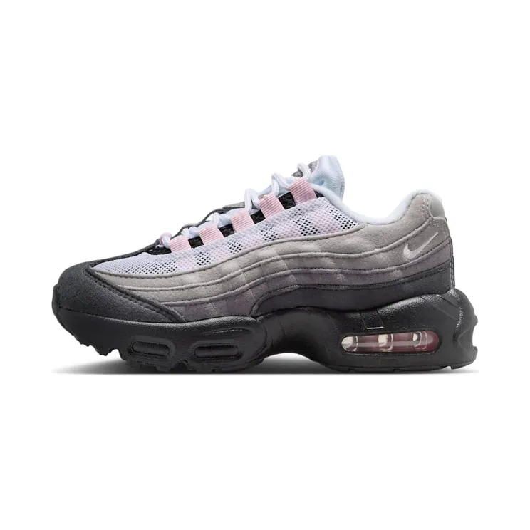Nike Air Max 95 PS “Black / White / Medium Grey / Pink Foam” (905461-075)