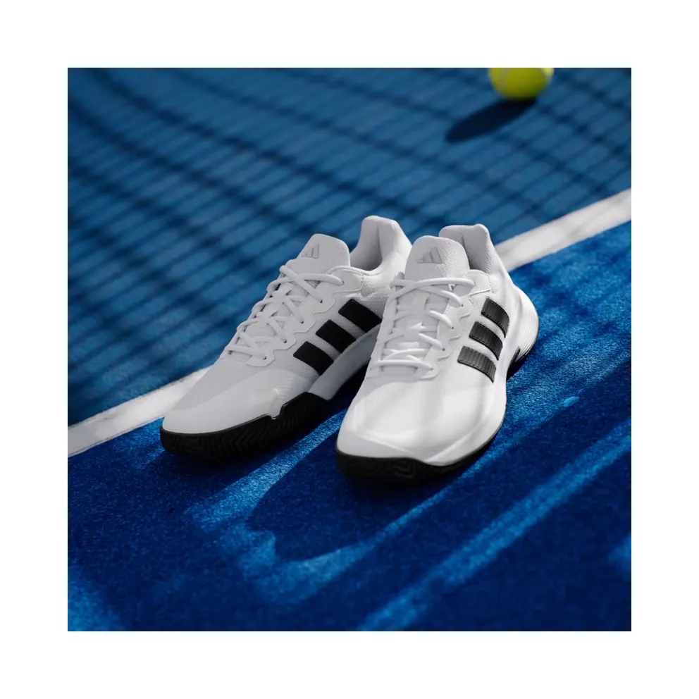 adidas Gamecourt 2 White Black Silver Metallic (KI0781)