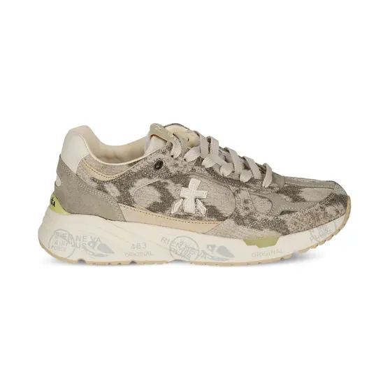 Premiata Mased sneakers met dierenprint – Beige (MASED8112)