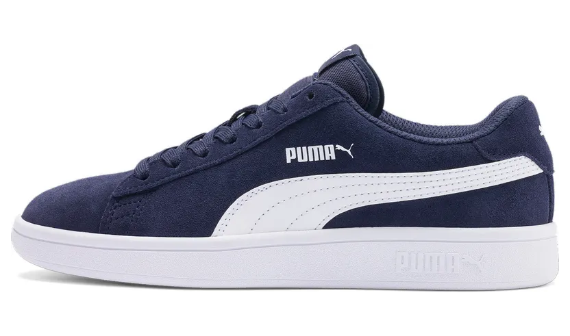 Puma Smash v2 Suede Jr Blauw/Wit (365176-02)