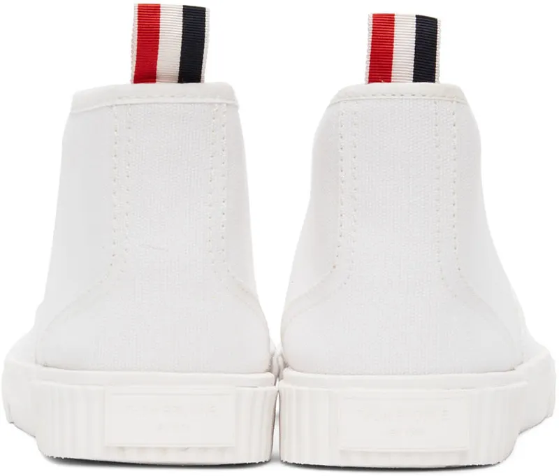 Thom Browne Grey Mid-Top Heritage Sneakers (MFD223A-01588)
