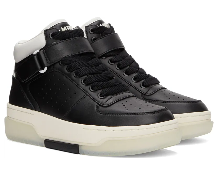 AMIRI White Stadium Mid Sneakers (SS22MFS006) (4)