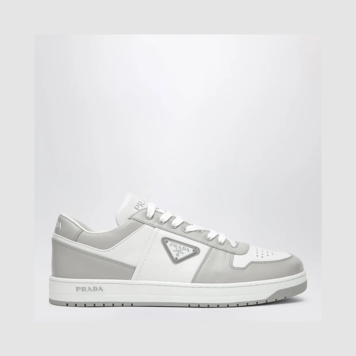 Downtown sneakers in white/crystal leather 2EE364D0033LKG/T_PRADA-F0W5V_604-11