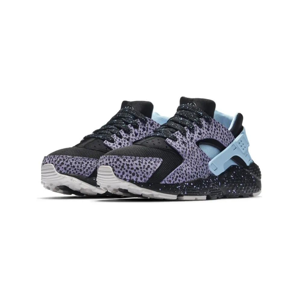 Nike Air Huarache Run Safari Pack Purple Pluse (GS) Black/Purple Pulse-Summit White-Lagoon Pulse (AJ3690-001)