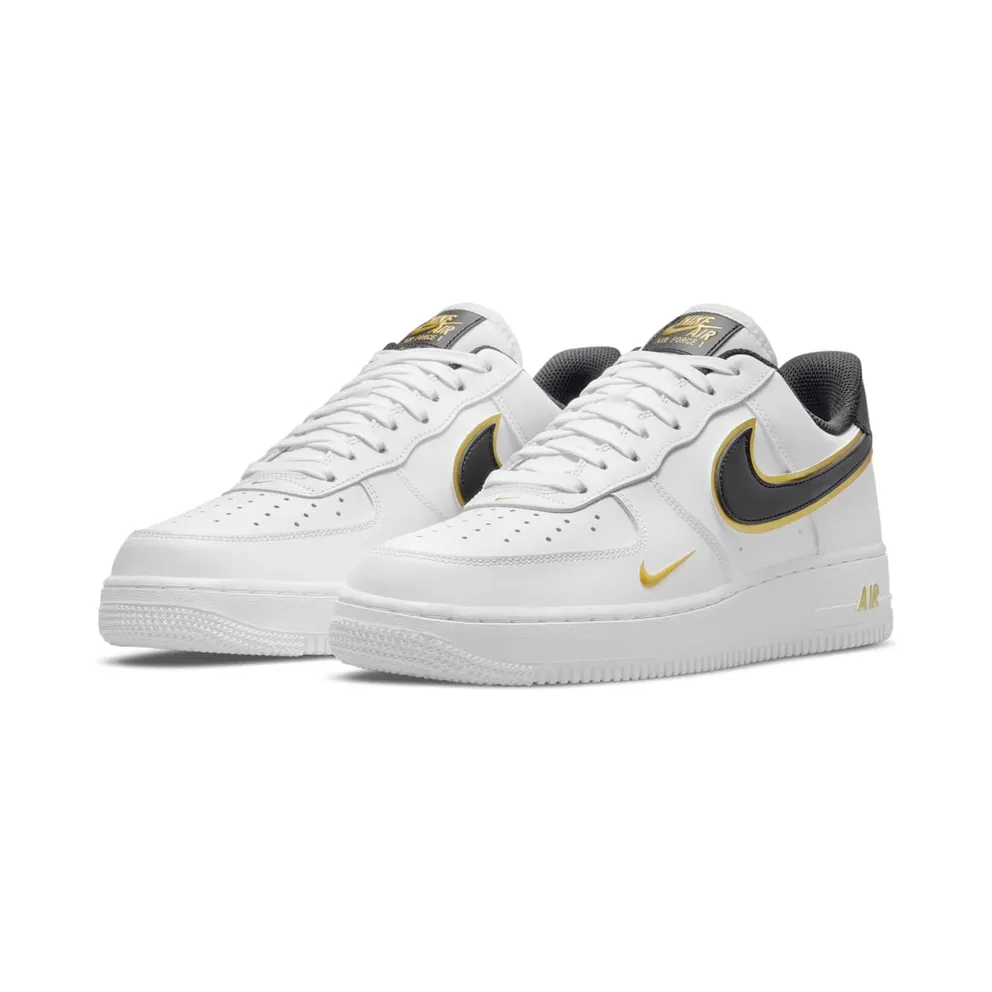 Nike Air Force 1 07 LV8 Double Swoosh White Metallic Gold (DA8481-100)