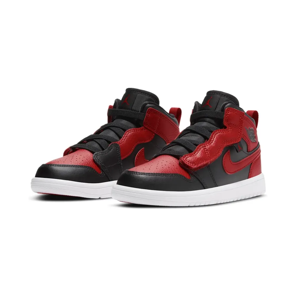 Jordan 1 Mid Alt Banned 2020 (PS) Black/University Red-Black-White (AR6351-074)