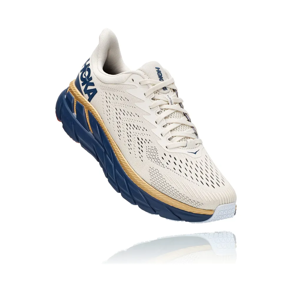 Hoka One One Clifton 7 Team Kit Tofu/Vintage Indigo (1110508-TVID)