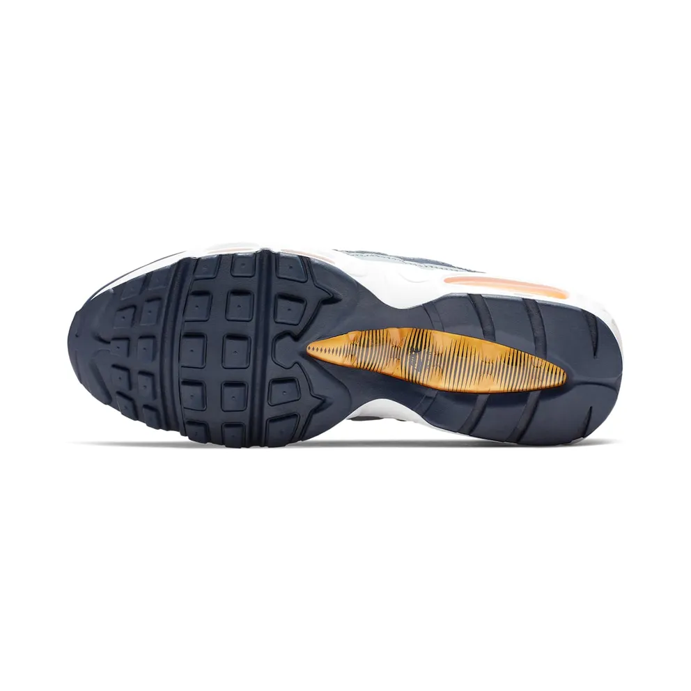 Nike Air Max 95 Midnight Navy Laser Orange Midnight Navy/White-Obsidian Mist-Laser Orange (AJ2018-401)