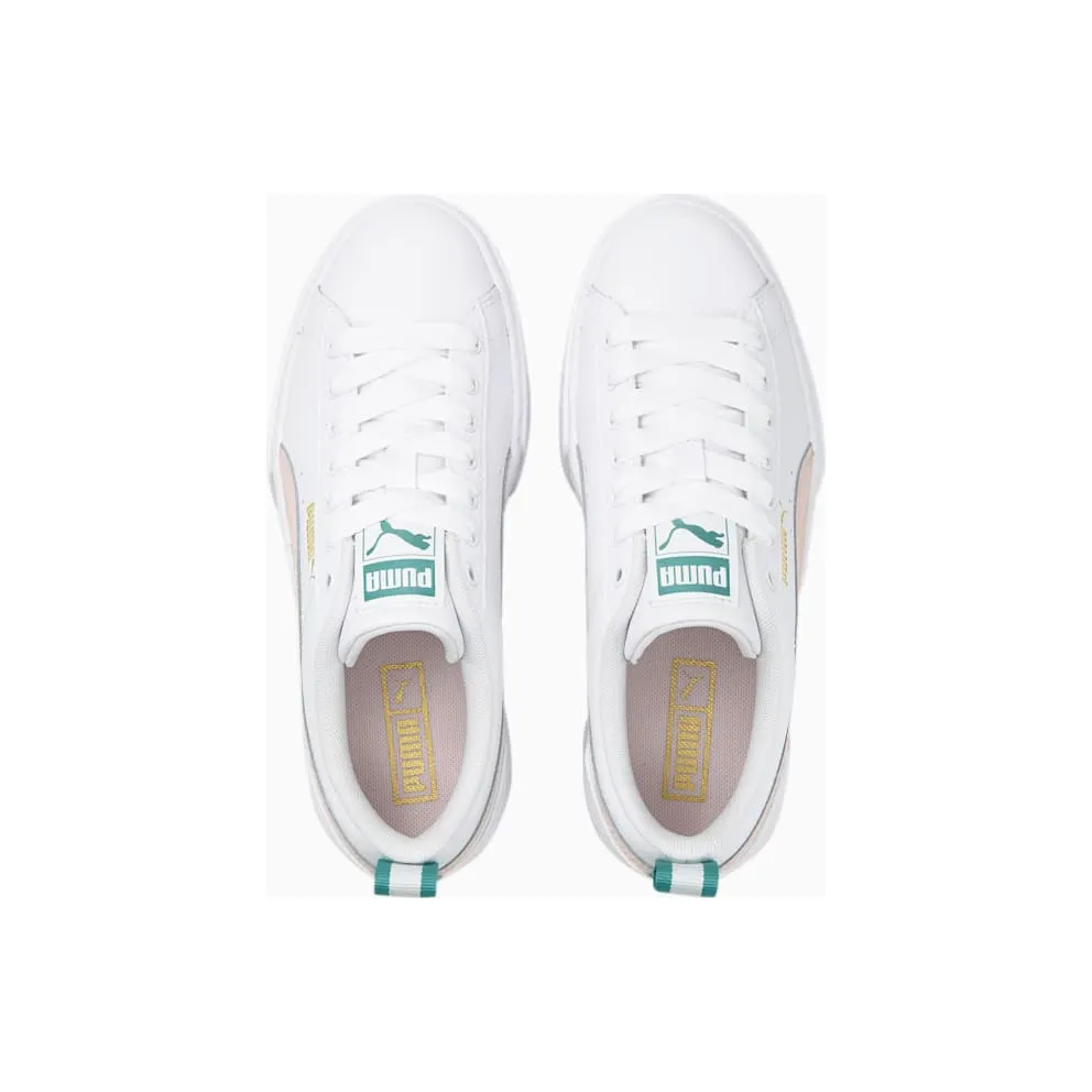 PUMA Mayze Leather Youth White/Chalk Pink (384527-03)