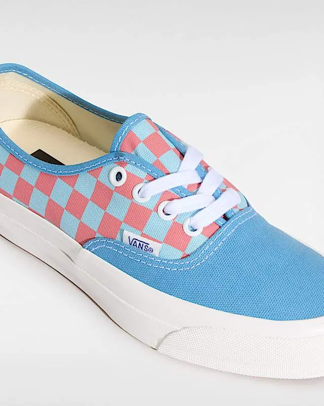 Vans Premium Authentic Heritage Blue Pink Checkerboard (VN000EBNE2W)