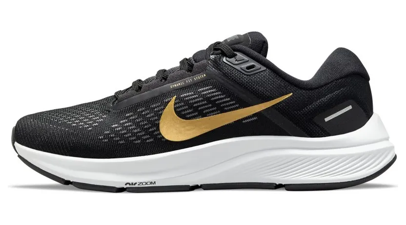 Nike Air Zoom Structure 24 voor dames (straat) Zwart (DA8570-003)