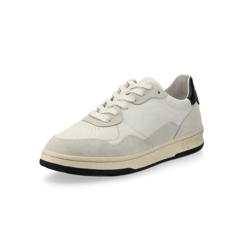 CLAE Elford (white leather / navy) – CL23AEF01