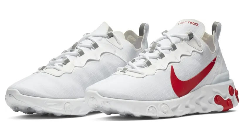 Nike React Element 55 SE SU19 White University Red (BQ6167-102)