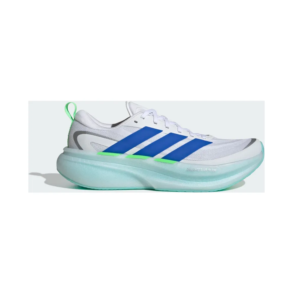 Adidas SUPERNOVA GLIDE M Running Shoes Cloud White / Blue / Lime Burst (KJ8758)