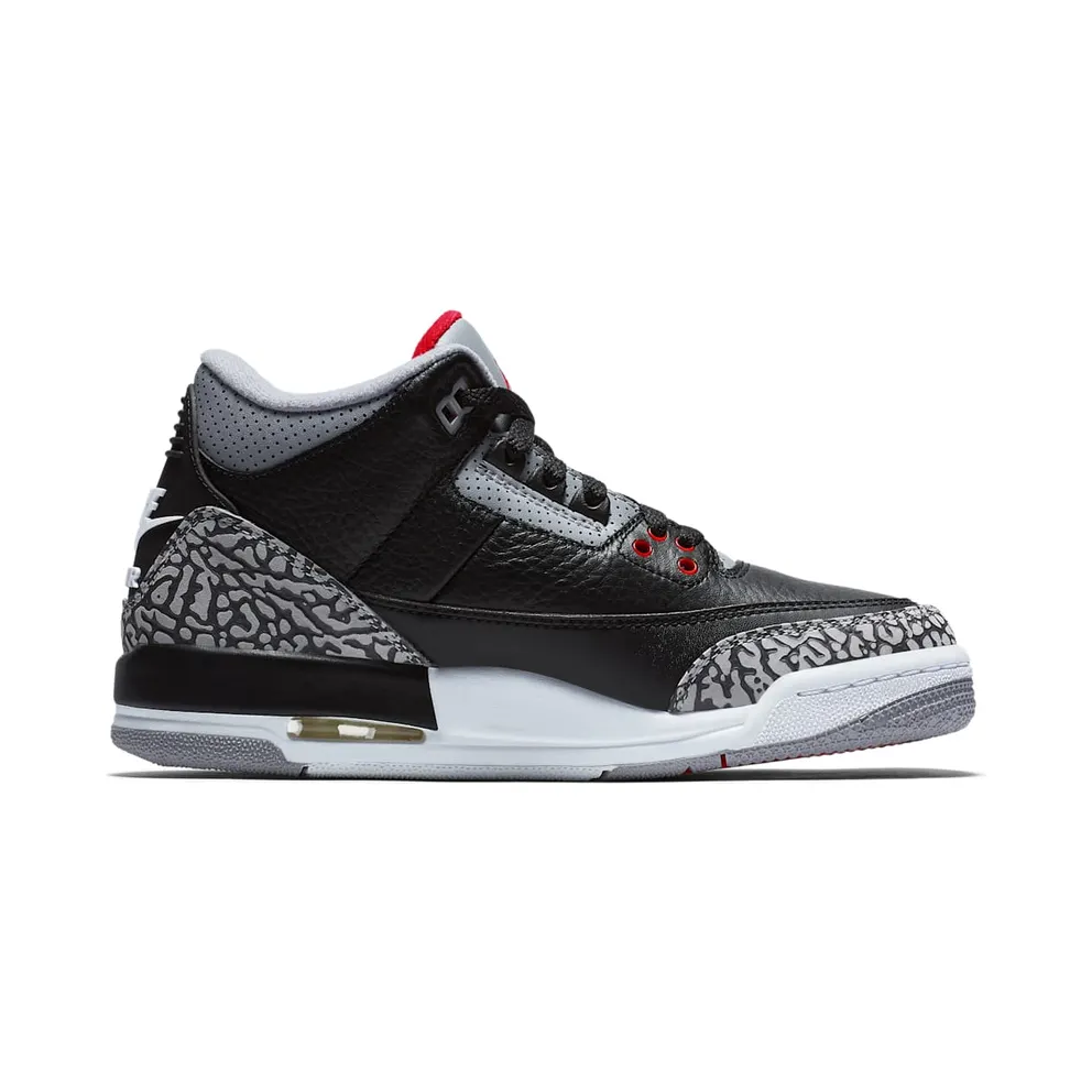 Air Jordan Nike AJ III 3 Retro OG ‘Black Cement’ (BG) (2018) (854261-001)