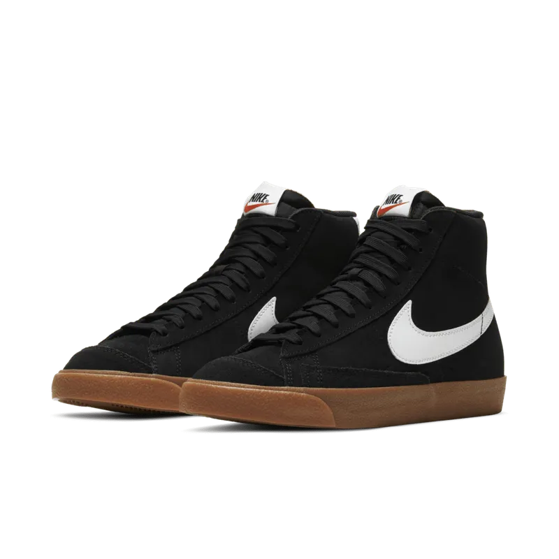 Nike Blazer Mid 77 Black White Gum (W) Black/White-Gum Medium Brown (DB5461-001)