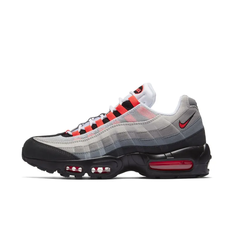 Nike Air Max 95 Solar Red (2011) White/Solar Red-Neutral Grey-Medium Grey (609048-106)