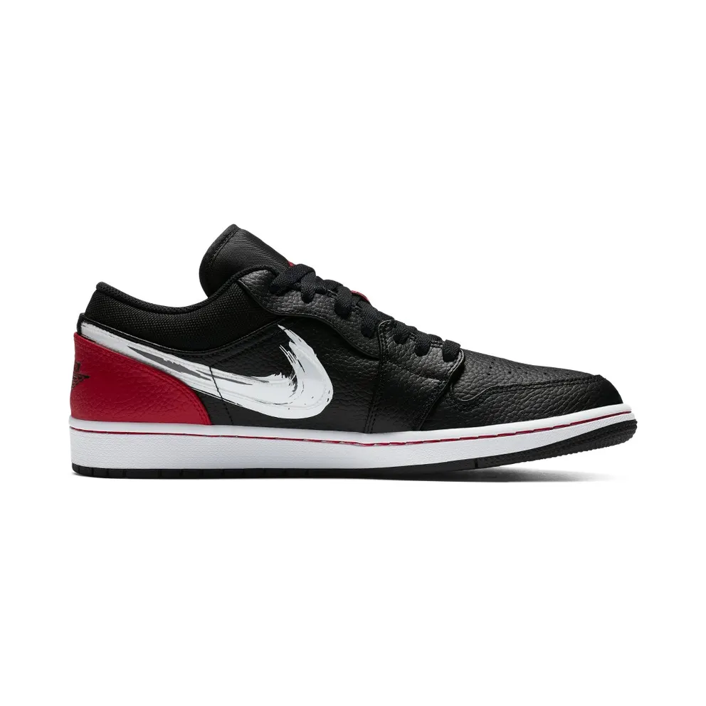 Air Jordan 1 Low SE Brushstroke Black (2020) (DA4659-001)