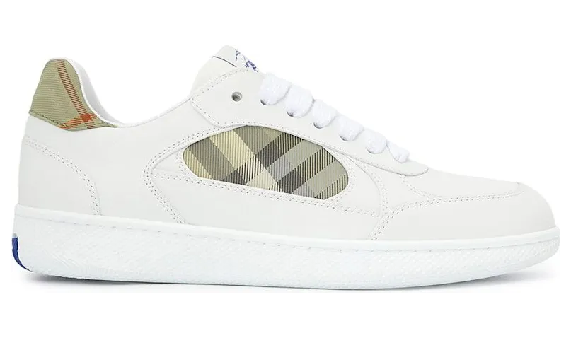 Burberry Check Terrace Mix Sneaker White Beige Nova Check (8118845)
