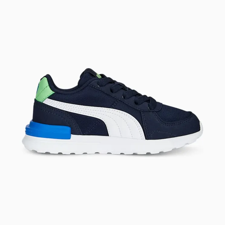 Puma Graviton AC kinderen Wit/Blauw/Groen (381988-16)