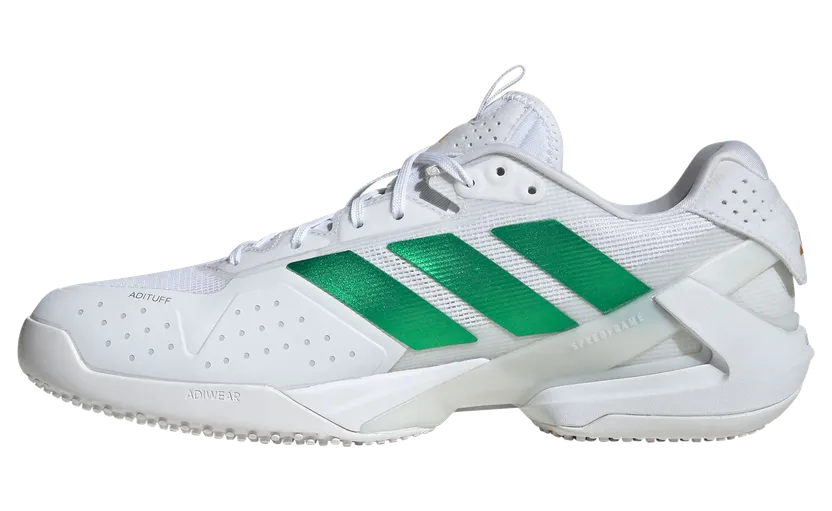 Adidas Ubersonic 5 Tennis “Footwear White / Green / Footwear White” (JP5775)