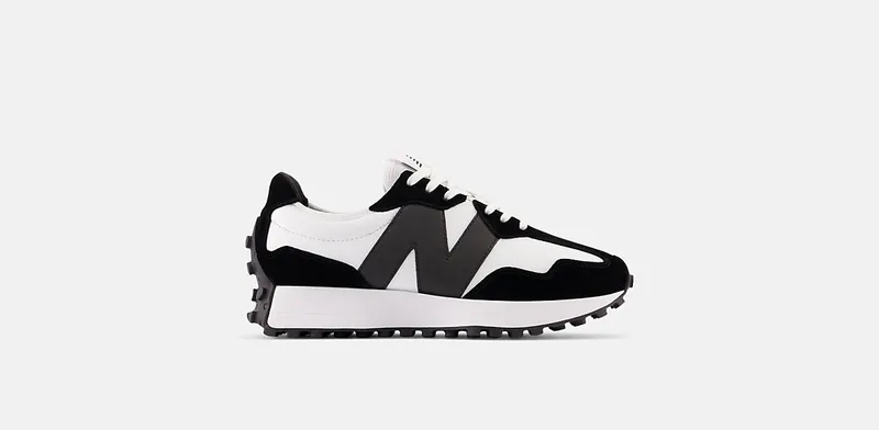 New Balance White & Black 327 (WS327DW)