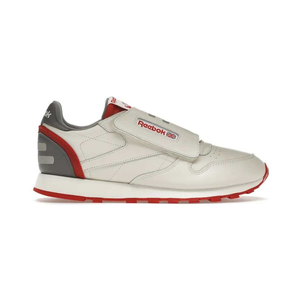 Reebok Classic Leather Stomper Chalk/Legacy Red/Pure Grey 6 (Other Brands Reebok)