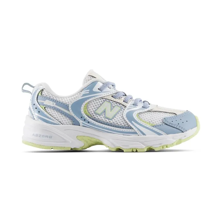 New Balance 530 Bungee Lace PS “Light Arctic Grey White” (P5303W7)