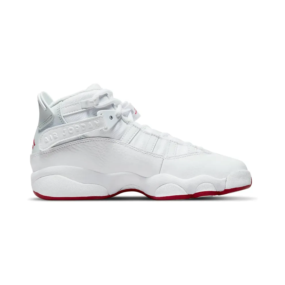 Jordan 6 Rings White Red Sole (323419-116)