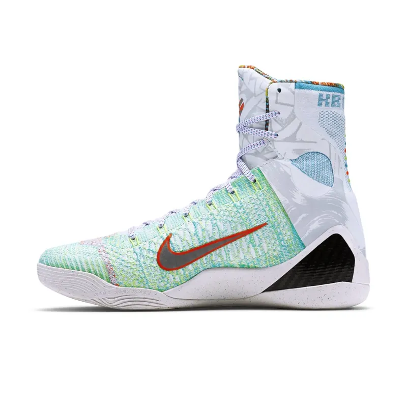 Nike Kobe 9 Elite What the Kobe Multi-Color/Reflect Silver-Chlorine Blue (678301-904)